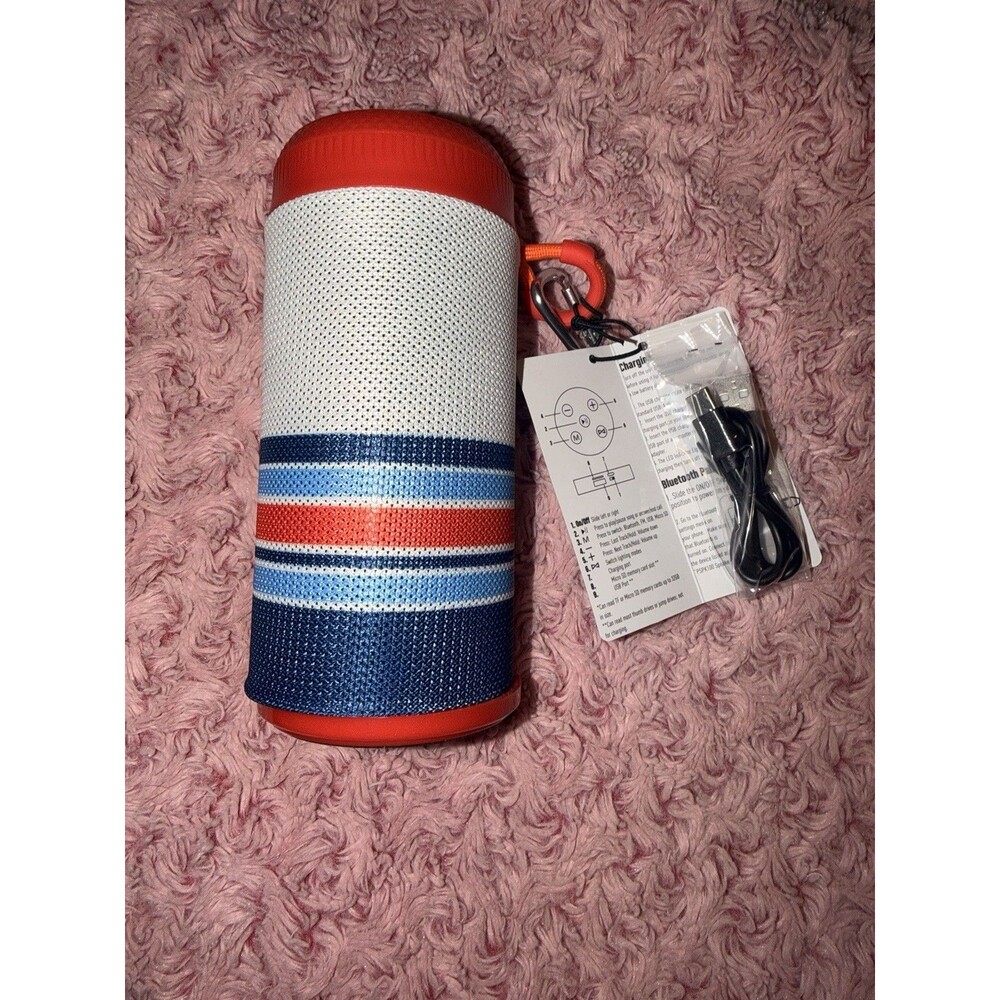 Prince Pickleball Bluetooth Speaker White Red Stripes Target Exclusive New
